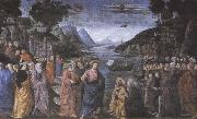 Sandro Botticelli Domenico Ghirlandaio,The Calling of the first Apostles,Peter and Andrew Spain oil painting artist